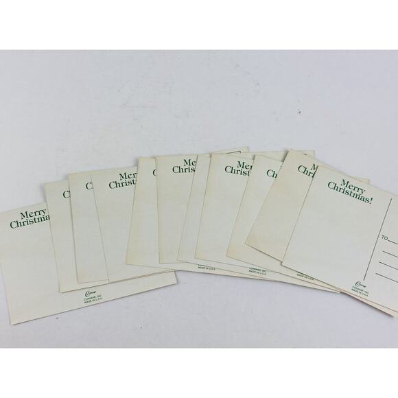 11 Vintage Conimar Christmas Postcards 4"x6" Mailbox Presents Snow Tree Fence - Picture 4 of 6